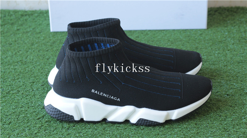 Balenciaga Speed Trainer Low Black Blue White